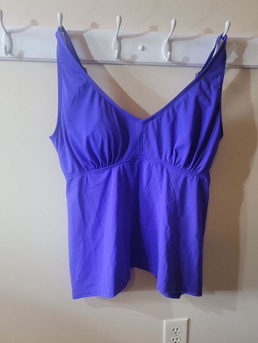 Swimsuits For All Purple Tankini Top